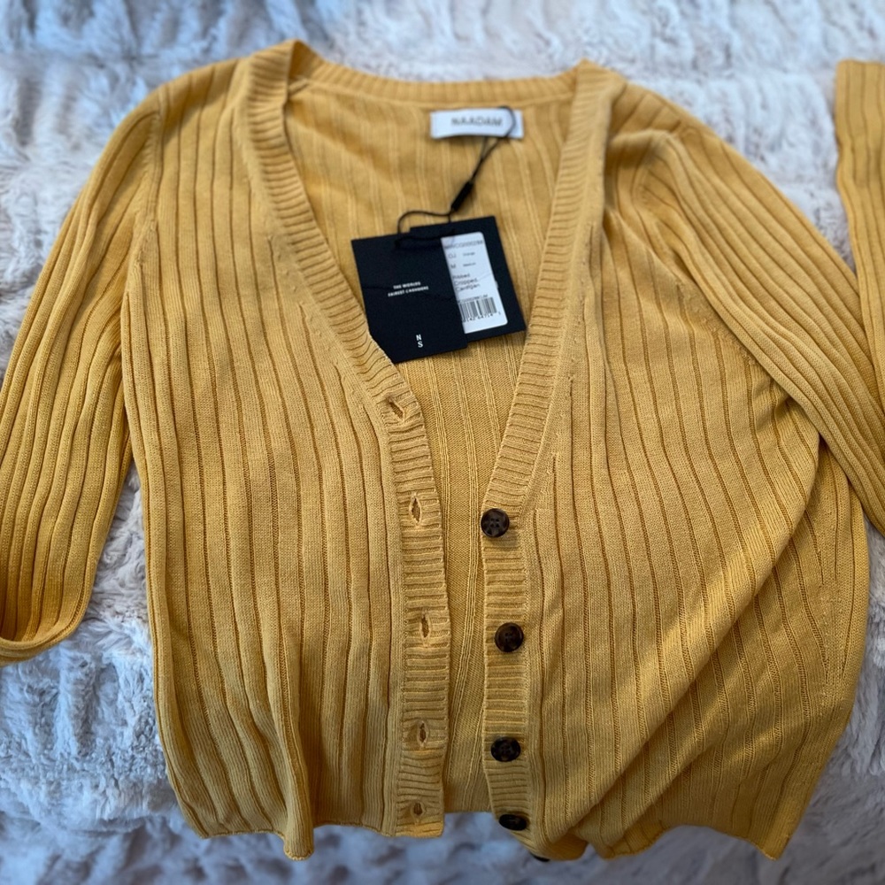 NAADAM cashmere blouse cardigan